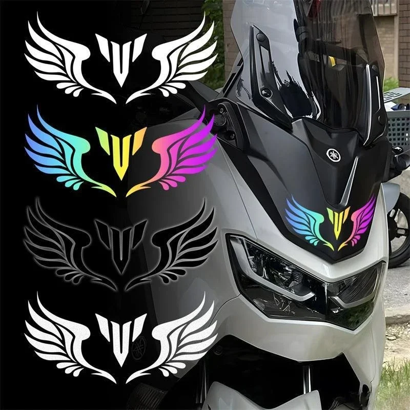 

1pc Motorcycle Reflective Sticker For Mt Series 01/07/09 Helmet Waterproof Sticker Cool Personality Exterior Decorative Sticker