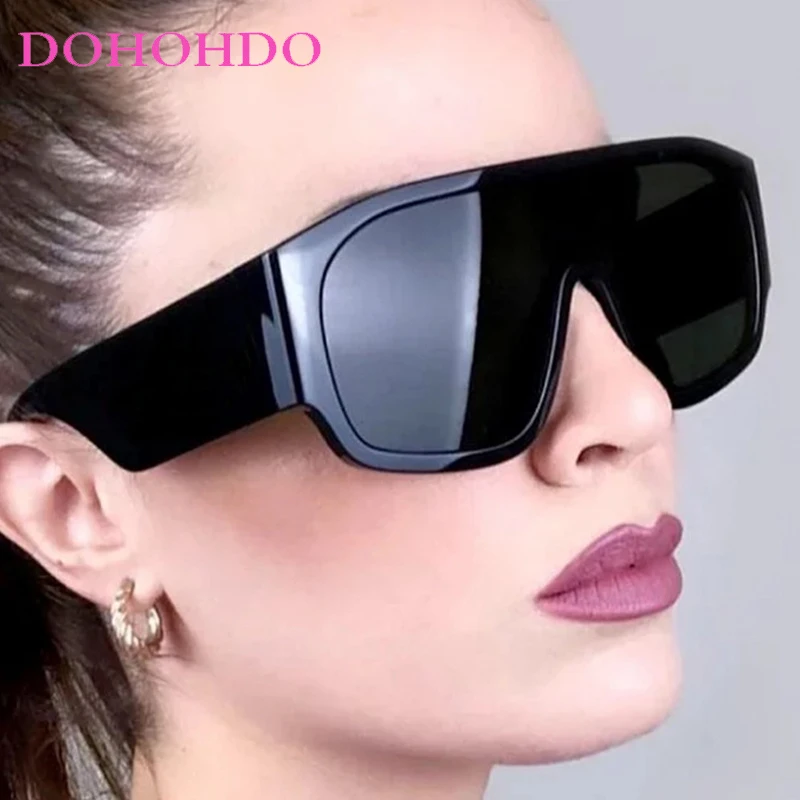 

Vintage Big Frame Punk Women Sunglasses For Trendy Luxury Brand Designer Men Outdoors Driving Sun Glasses Female Lentes UV400