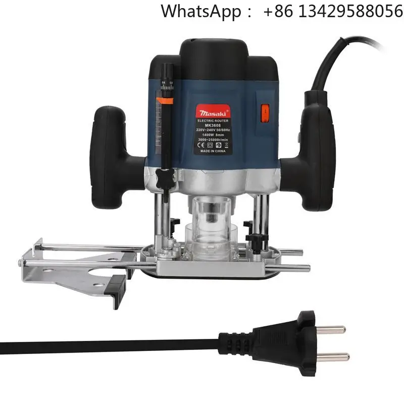 Electric Wood Router Trim Machine Home & Industrial Use Multi-functional Tool For Carpentry Tenoning & Carving