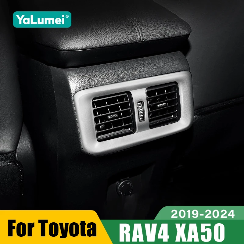 Für Toyota RAV4 XA50 2019 2020 2021 2022 2023 2024 RAV 4 Hybrid Auto Hinten Klimaanlage Vent Outlet Abdeckung trim Zubehör