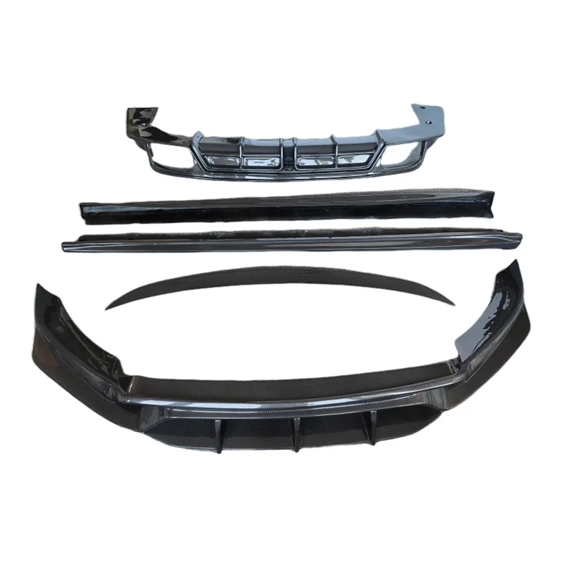 High Quality Carbon Fiber Side Skirts Rocker Panel Exterior Body Kit Tuning Replacement Accessories Fit for CLA