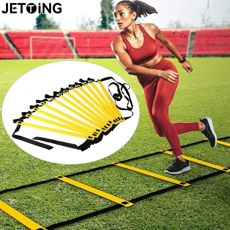 Flexibility Agility Ladder Nylon Strap Jumping Ladder Speed Training Fitness Stair Ladder Football Training Energy Ladder