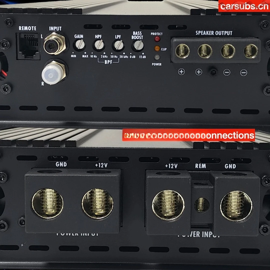 Brazilian 1 Ohm RMS 18000W Car Subwoofer Amplifier Full Range Strong Bass Peak 36000W Monoblock Car SPL Amplifier Class D