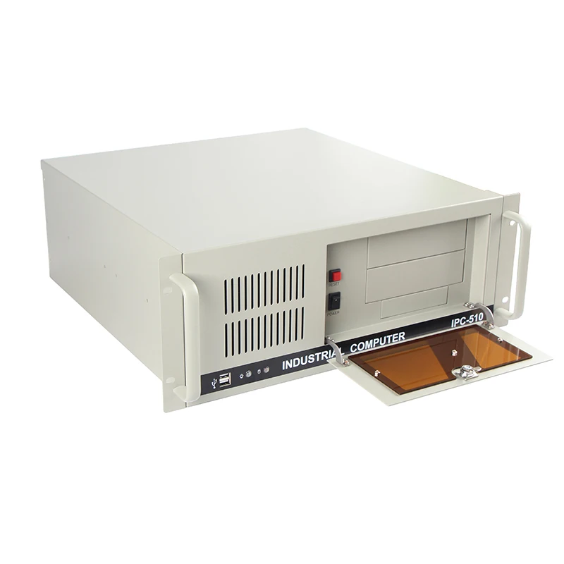 Rugged Industrial Control Computer Dual LAN Industrial Mainframe Case ATX Power Supports DDR4 32GB Memory   6-11th Gen CPU