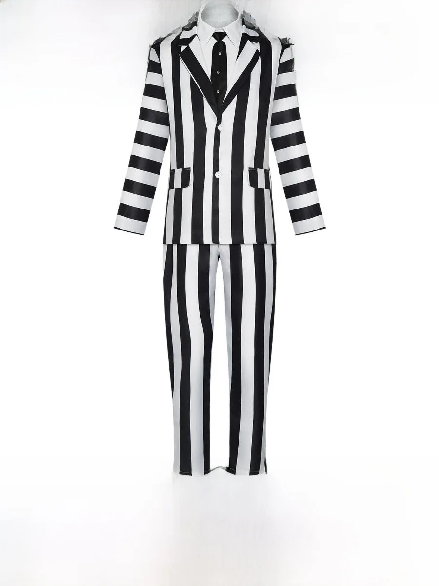 Disfraz de mago loween Michael Keaton, traje para actuación en escenario de jugo de insecto, ropa étnica para mujer, conjunto de Top y pantalones