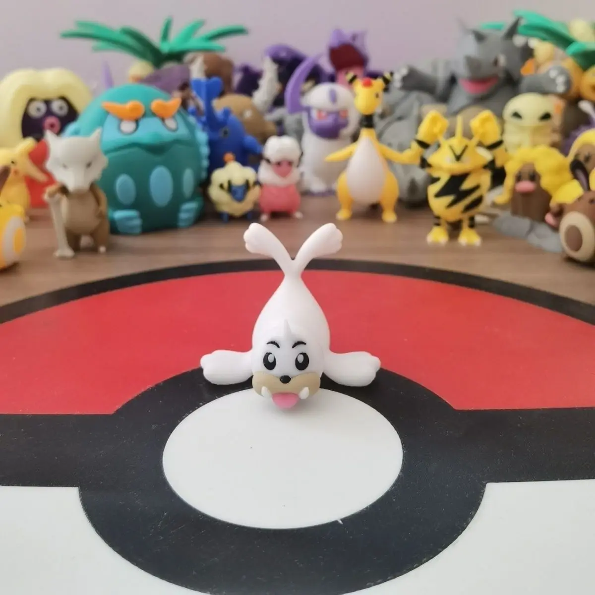 Seel Dewgong-figura de Anime con estampado 3d del mundo a escala 1:20, colección de estatuas, decoración de escritorio, juguetes de adorno, regalos para niños