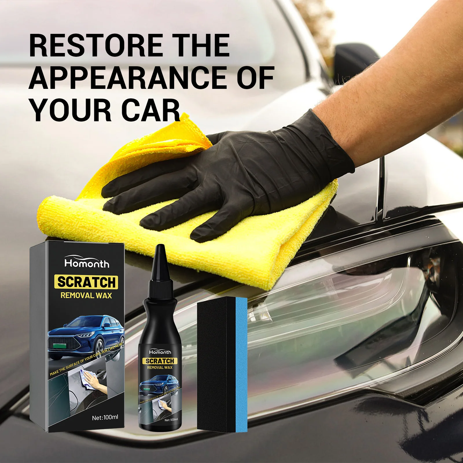 Scratch Cream Car Repair Care Paint Care Renovation Cleaning Brightening Car Scratch Repair Cream