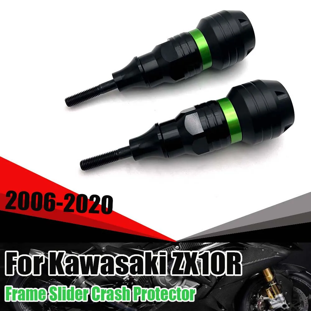 

ZX-10R блок защиты от падения двигателя для Kawasaki ZX10R ZX 10R 2006-2020, новая рама мотоцикла, слайдер, защита от столкновений