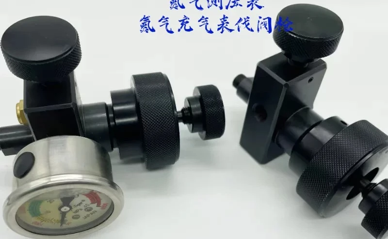 Cylinder Spring Stamping  Pneumatic Pressure  Pneumatic Inflation Gauge Valve Gun M6 (1pcs)
