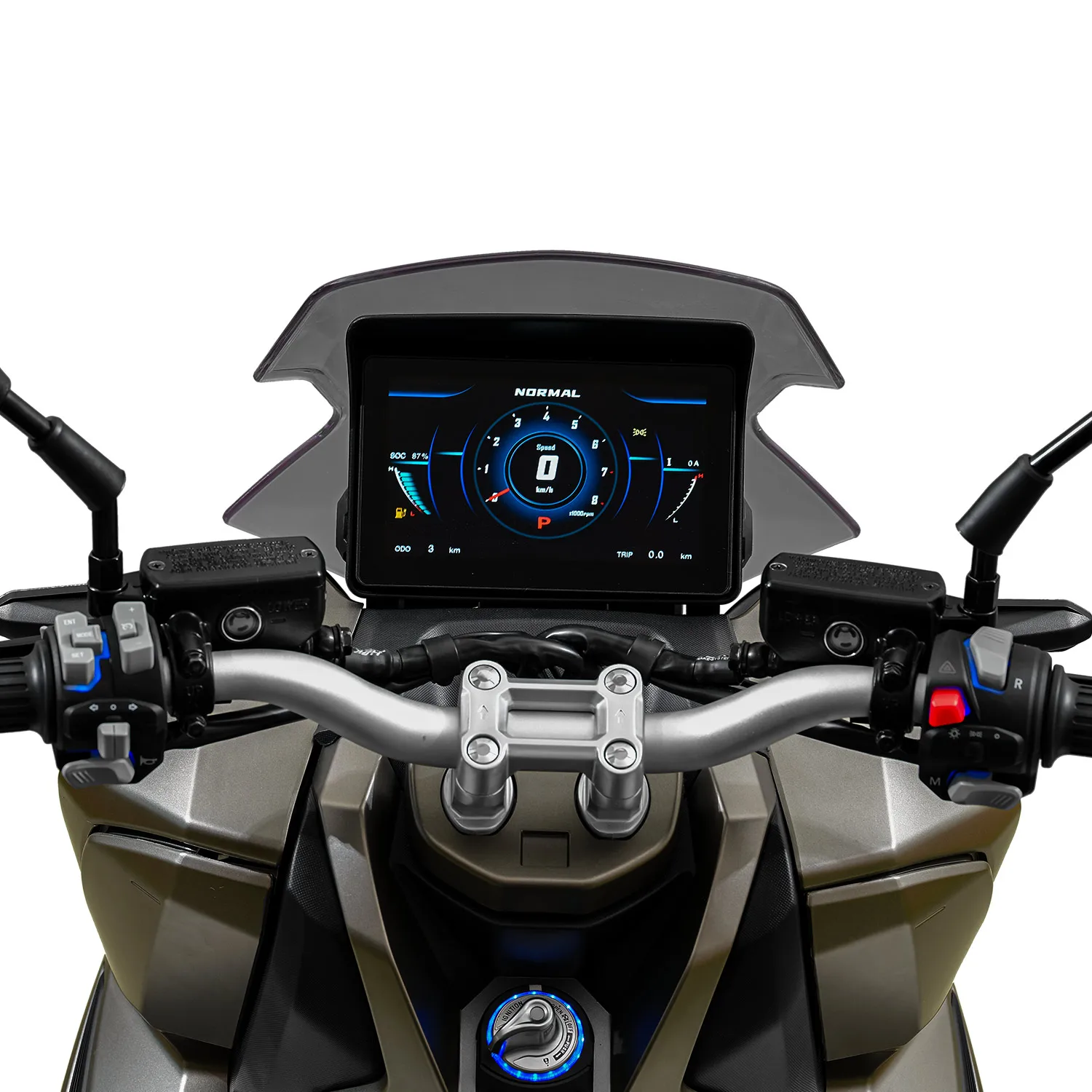 YzhgbElectric motorcycle 72V 13000W mid-mounted high-power 100Ah long battery life, hydraulic brake 120KM/h 300KG load