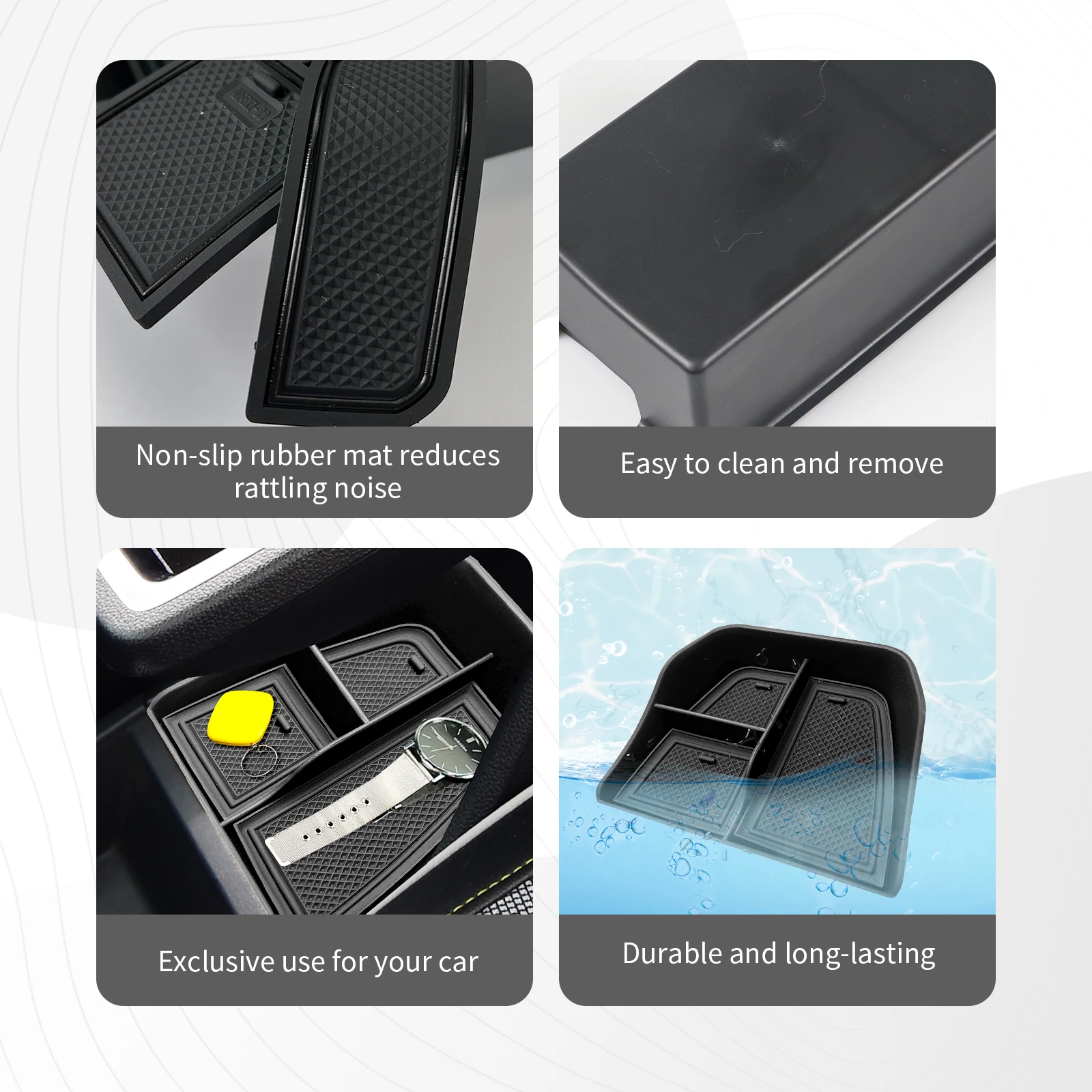 LFOTPP Car Central Control Storage Box for Renault Megane E-Tech 2022 2023 Auto Interior Renault Megane E-Tech Accessories 2023