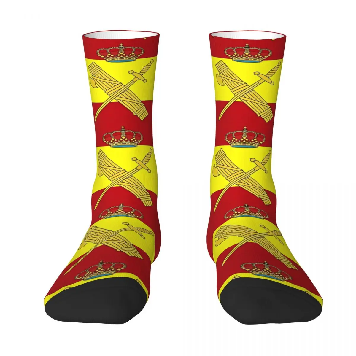 Spanish Guard Civil Logo Stockings Men's Spain Socks Medium Soft Vintage Socks Autumn Running Anti-Slip Socks Birthday Present