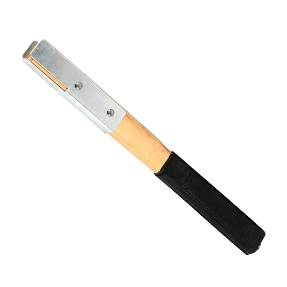 Wooden Hammer Handle Replacement with Iron Plate Reinforcement Comfort Grip Shock Absorbing Ergonomic Design for Claw Hammer