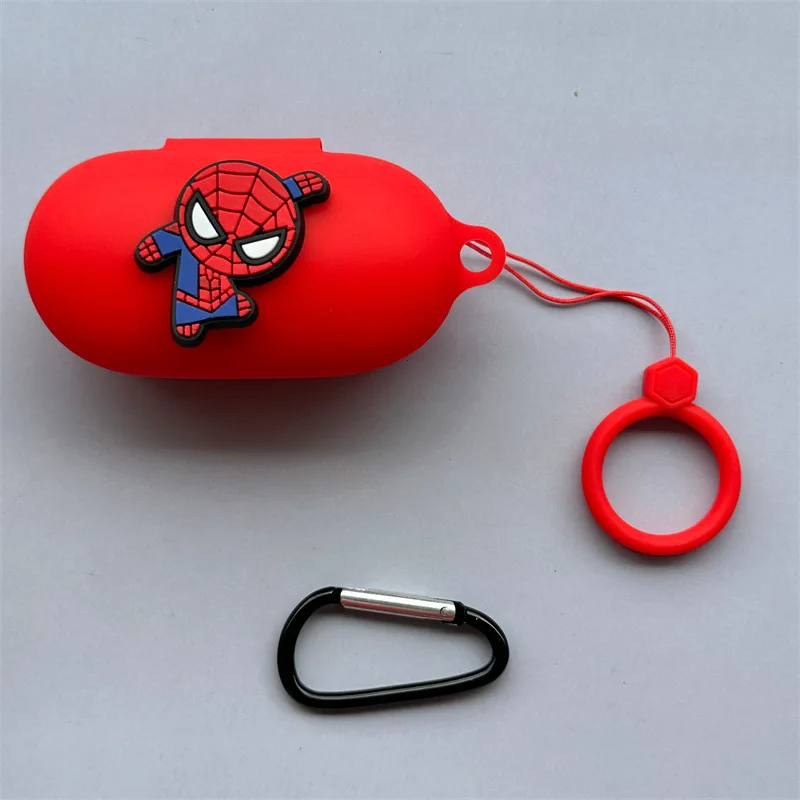 Новый мультяшный силиконовый защитный чехол для наушников Bluetooth, подходящий для Sony WF-C710N с брелком