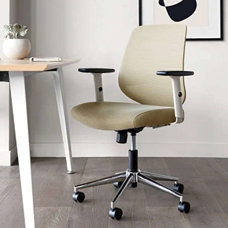 Daily Chair - Computer Office Chair with Swivel, Lumbar Rest, and Adjustable Armrests - Sustainable, Stylish Mesh, & Adjustable