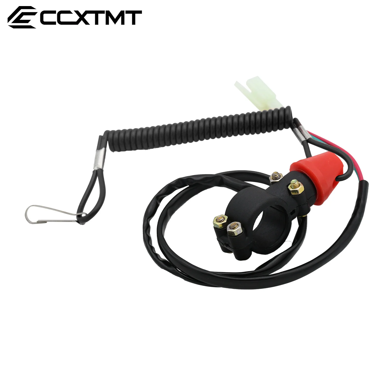 Motorcycle Scooter ATV Kill Stop Switch & Safety Tether Cord For 22mm Handlebar Quad Honda Yamaha Kawasaki KTM Suzuki Universal