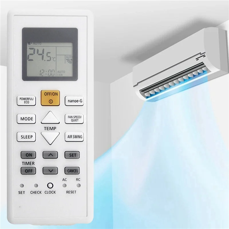 ABJF-2X Panasonic A75C18090 에어컨 리모컨용 A75C18090 AC 리모컨 교체