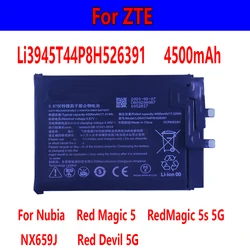 Li3945T44P8H526391 4500mAh Battery For ZTE Nubia Red Magic 5 RedMagic 5S 5G NX659J Red Devil 5G Smartphone+Tools