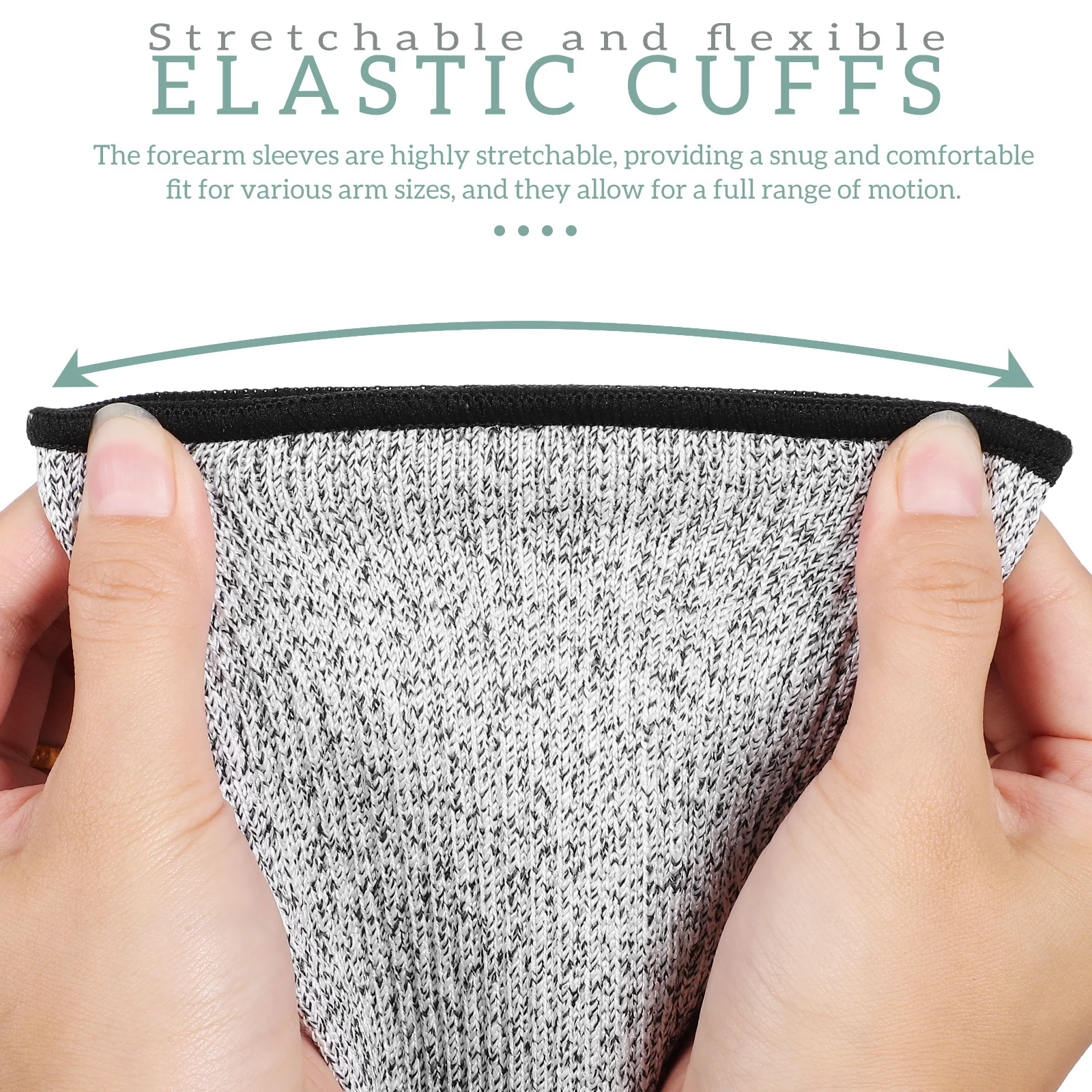 زوجان من أكمام الذراع الواقية المقاومة للقطع، سهلة الارتداء والإزالة لمختلف المهام والصناعات مقاس S #6