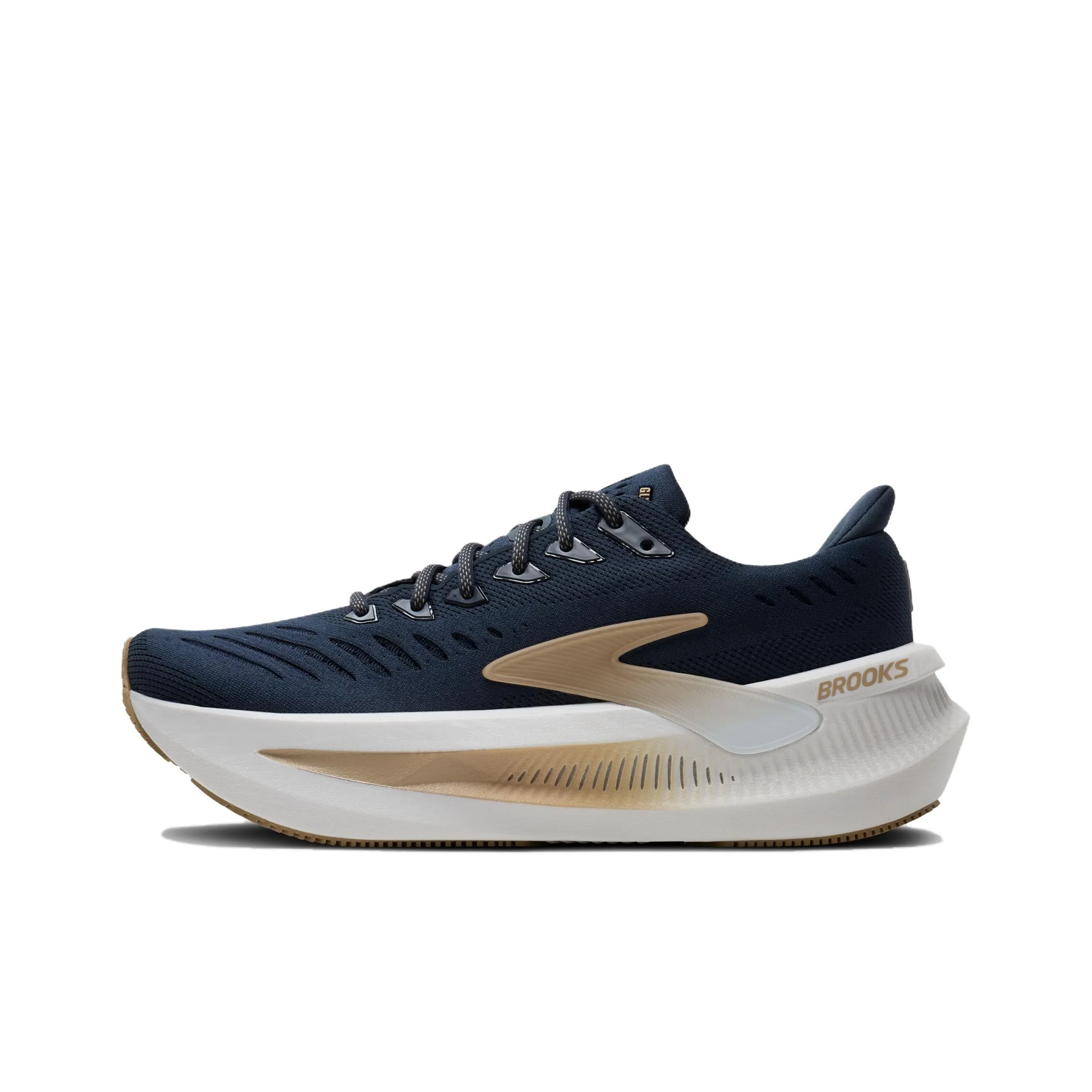 Brooks Glycerin Max 2 Comfortable Training Running Shoes Men's Blue Brown 110479-1D-485
