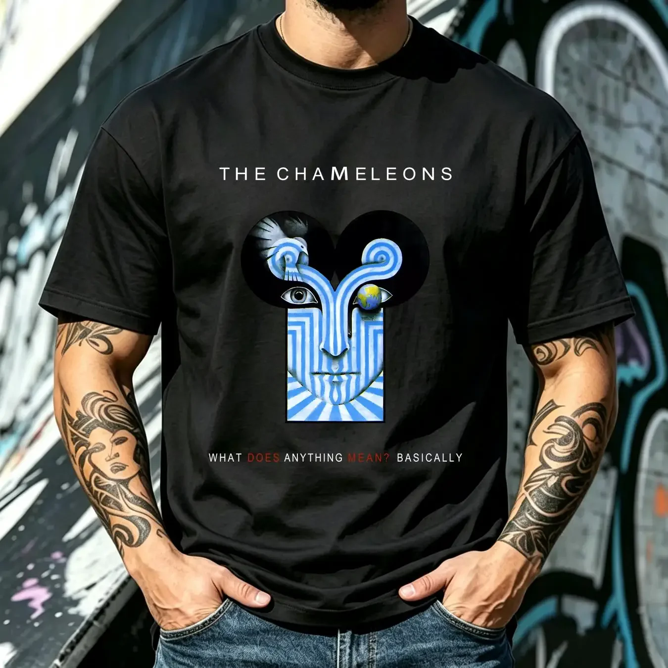washed T Shirt The Chameleons UK post punk long or short sleeves vintage Washed Casual Comfortable fashion streetwear