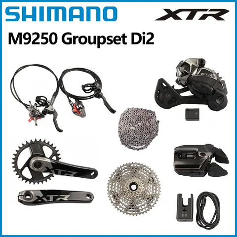 Shimano XTR M9200 Di2 1X12 Speed Groupset SW-M9250 I-Spec EV For MTB Mountain Bike Original Parts