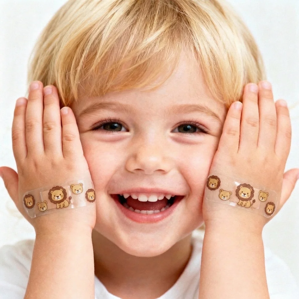 

Hot Kawaii Cartoon Animal Waterproof Bandages Hemostasis Adhesive Bandaid for Kids Baby Wound Care Baby Product