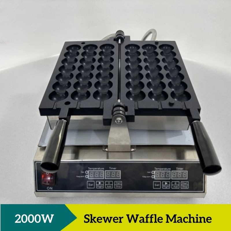 Electric 3pcs Pastry Cake Iron Stick Baking Machine Touch Version Takoyaki Balls Pastry Waffle Maker Machine