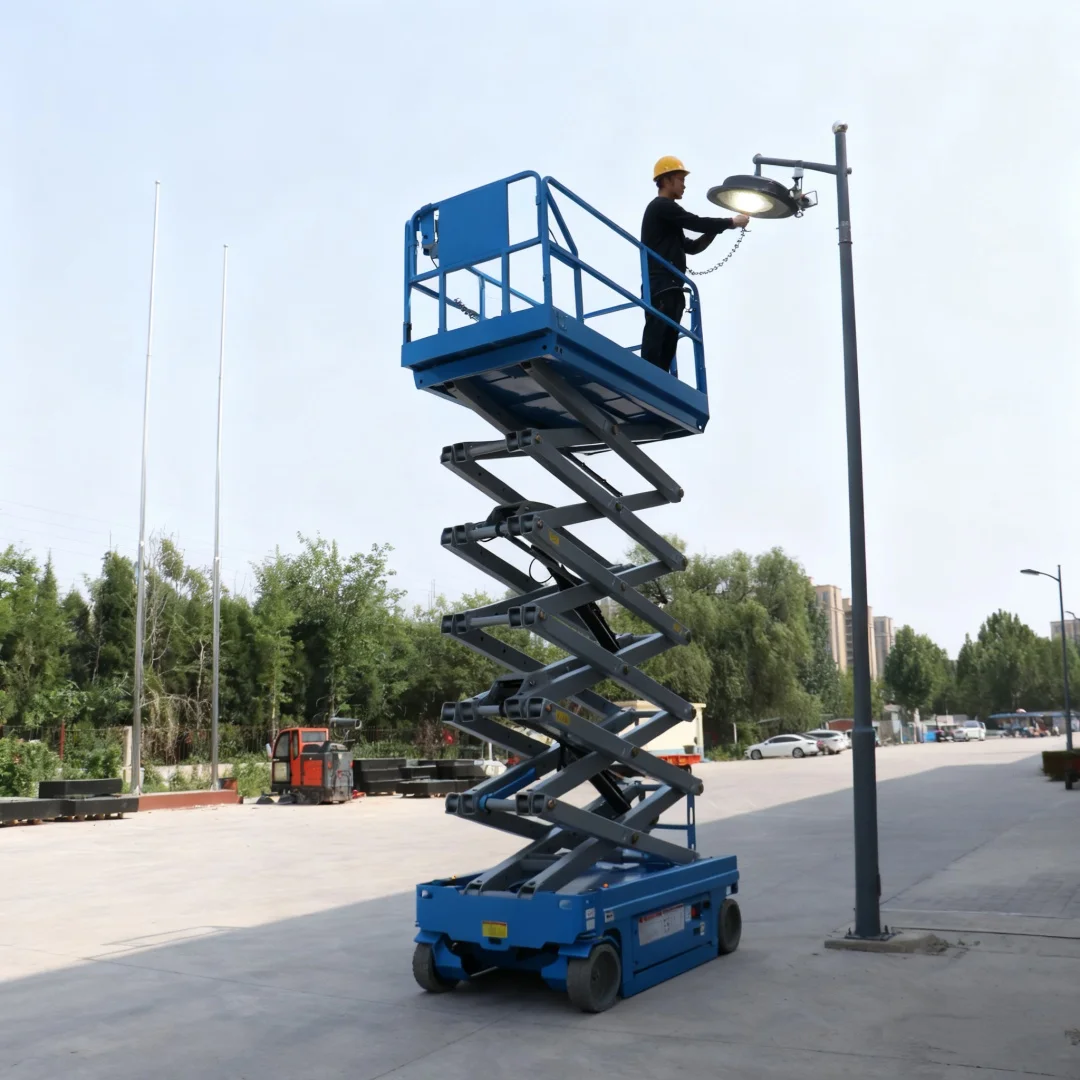 New CE Certified Customized Self-Propelled Hydraulic Scissor Lift Aerial Working Platform Metal Construction Wire Rope Sling
