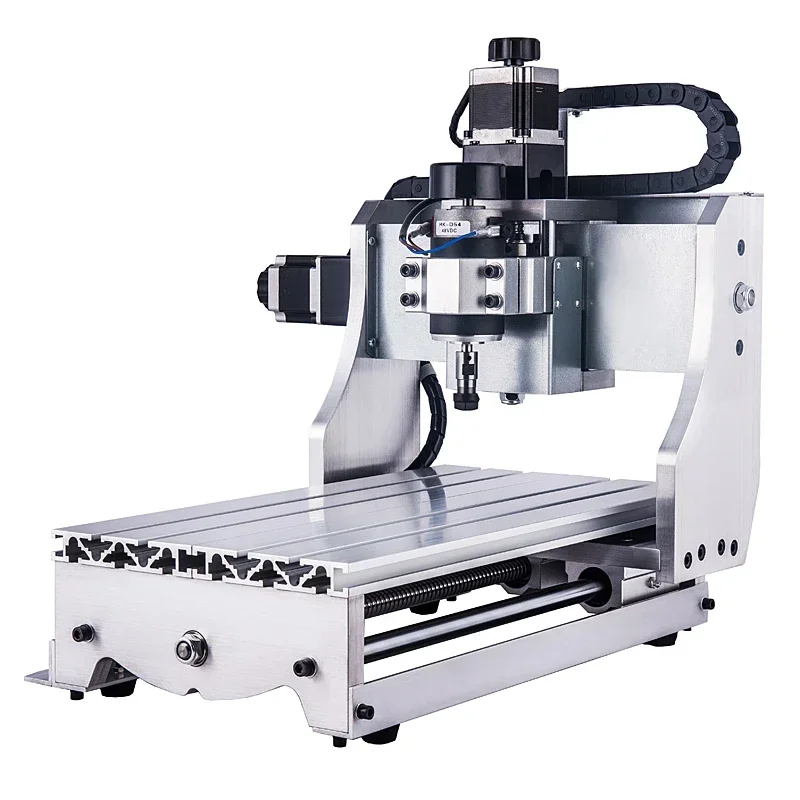 For 4-axis Mini CNC Engraving Machine 3020 300W 3D Woodworking Machinery Upgrade 500W Spindle Motor Aluminum