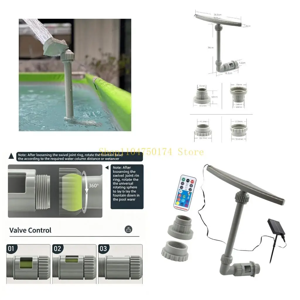 Remote Control Pool Display With Complete Turn Motion And Speed Adjustment top sale