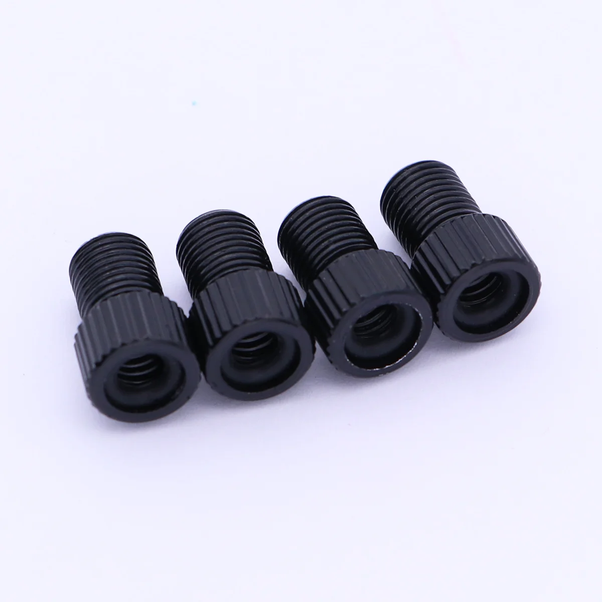 

4 PCS Aluminum Alloy French to Schrader Adapters Converters Road Bike Mountain Bike Tube Pump Air Compressor Adapter