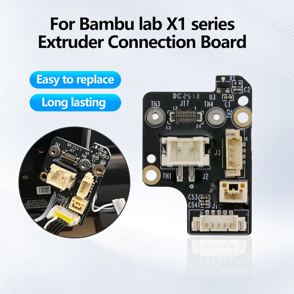 Für Bambu Lab P1P P1S X1 X1C Extruder-Schnittstellenplatine für Bambulab P1 X1 Serie Hilfs-Leiterplatte 3D-Drucker Zubehörteile – Detail 8