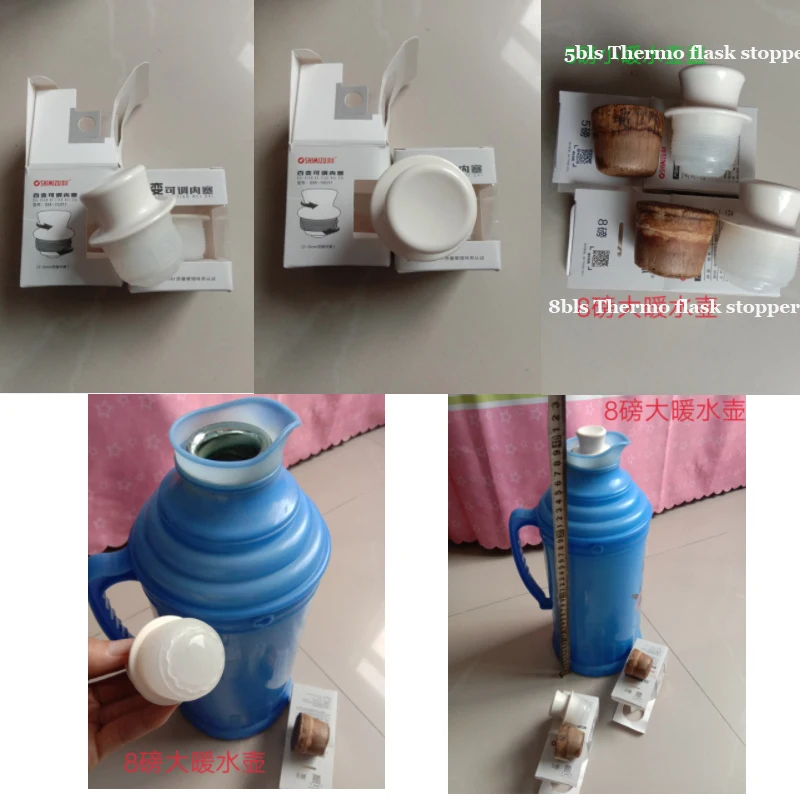 Silicone Pot Insulation Effect Plug, Pot Lid, Thermos Bottle Stopper, Kettle Cork, Boiling Water Bottle, Plastic Lid Accessories