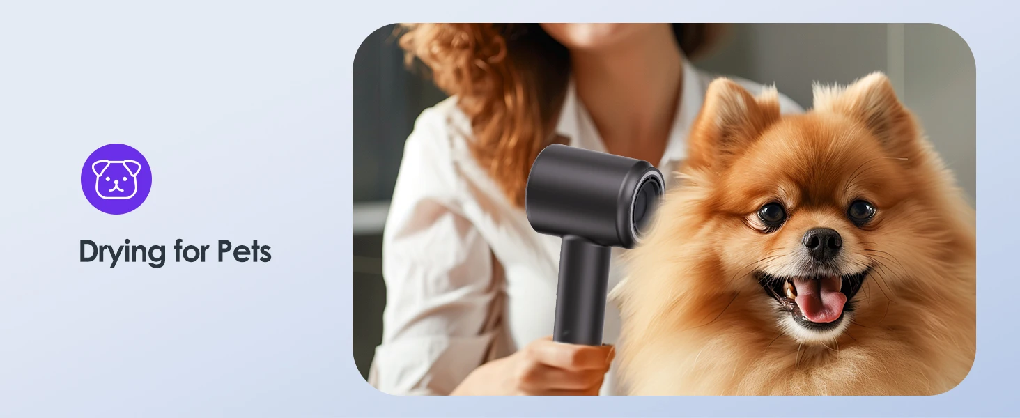 BOPCAL Electric Hair Dryer 120000RPM Brushless Negative Ions Blow Dryer 1500W Super Powerful Wind Lownoise Profession Salon HairDryer