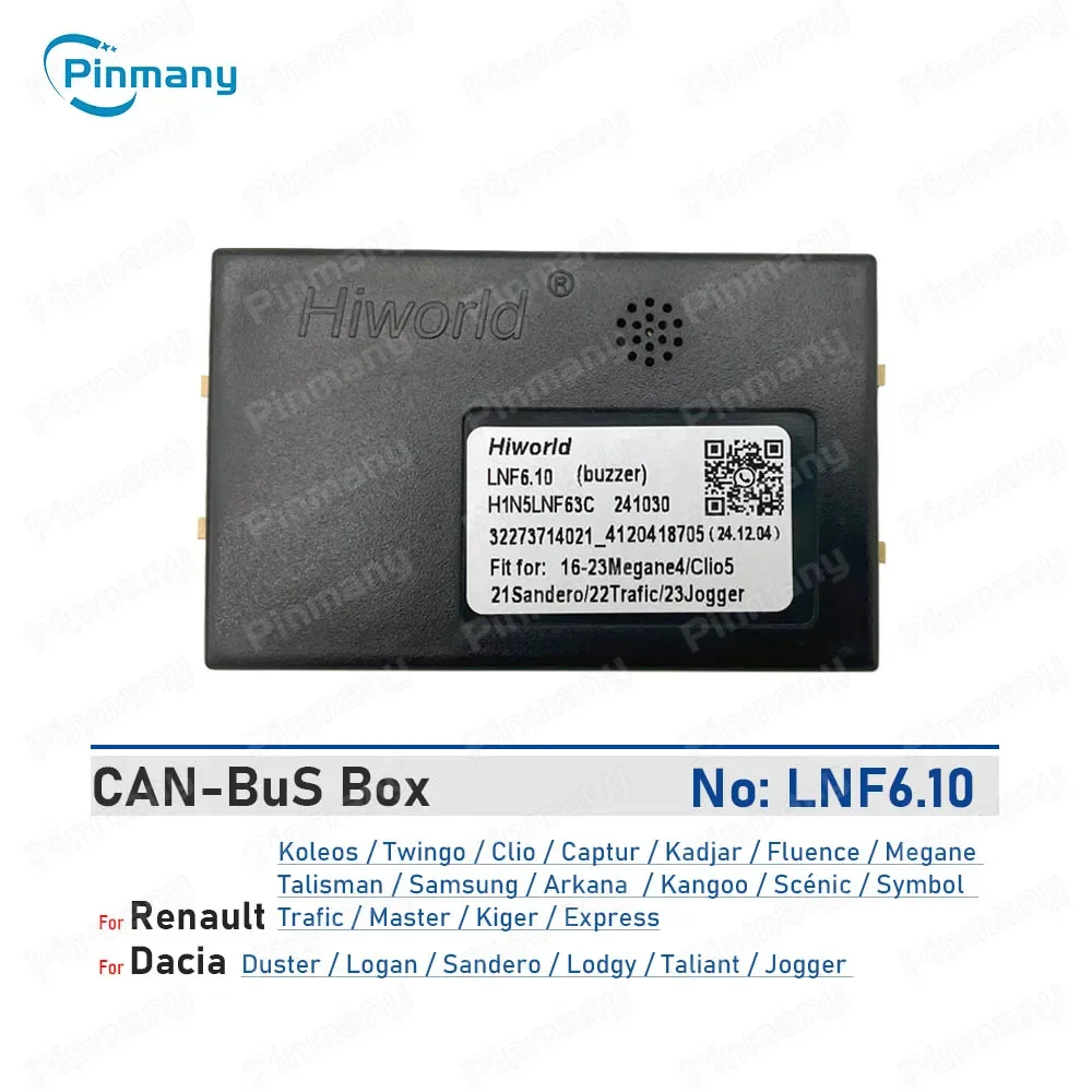 รถวิทยุ CAN Bus อะแดปเตอร์ Hiworld LNF6 สําหรับ Renault Clio Kadjar Megane Talisman Arkana Kangoo Scenic Trafic Master Kiger Taliant