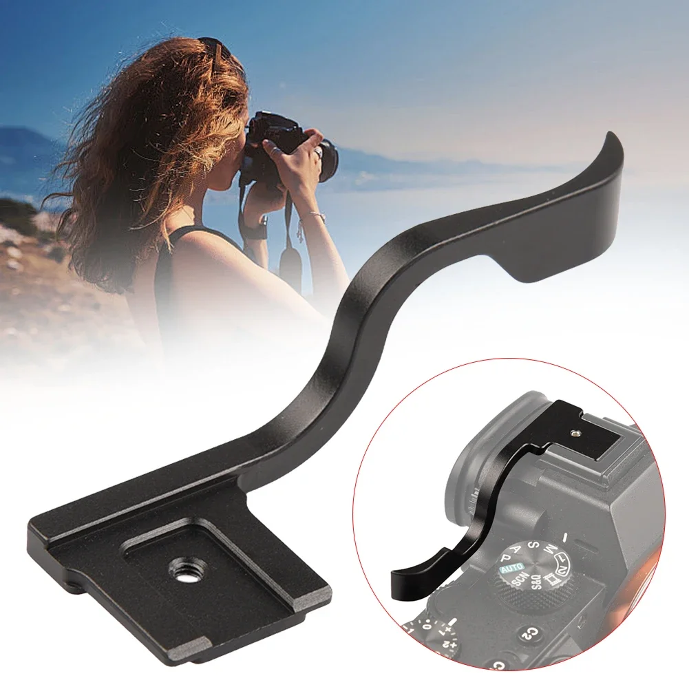 Thumbs Up Grip Aluminium Alloy Camera Thumb Up Grip Thumb Rest Support Holder for Sony A7 A7RII A7M2 A7SII A7R3 A7RIII A7M3 A9