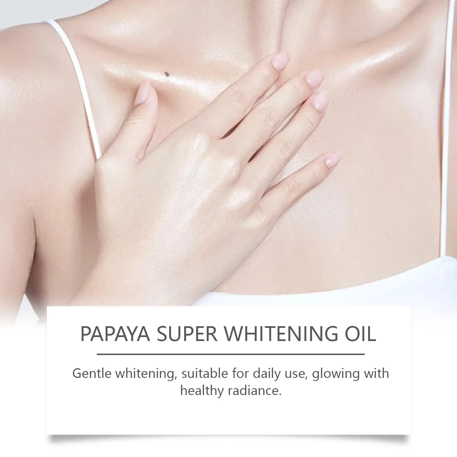 OceAura Papaya Oil for Skin Lightening 7 Days Whitening Body Firming Dark Skin Removal Oil for Muscle Relaxation Massage Thighs - view 4