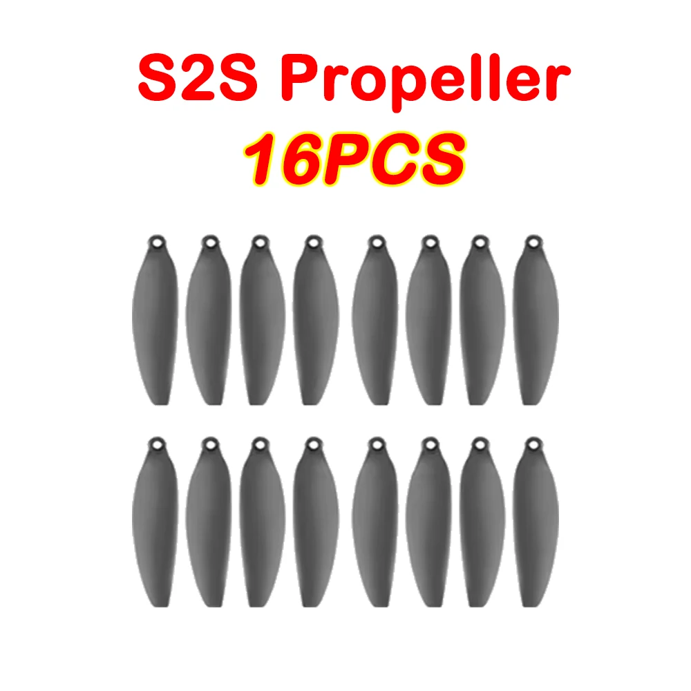 16PCS S2S Propeller Props Zestaw części zamiennych do RC Drone Quadcopter LSRC S2S Main Blade Wing Maple Leaf Part Accessory