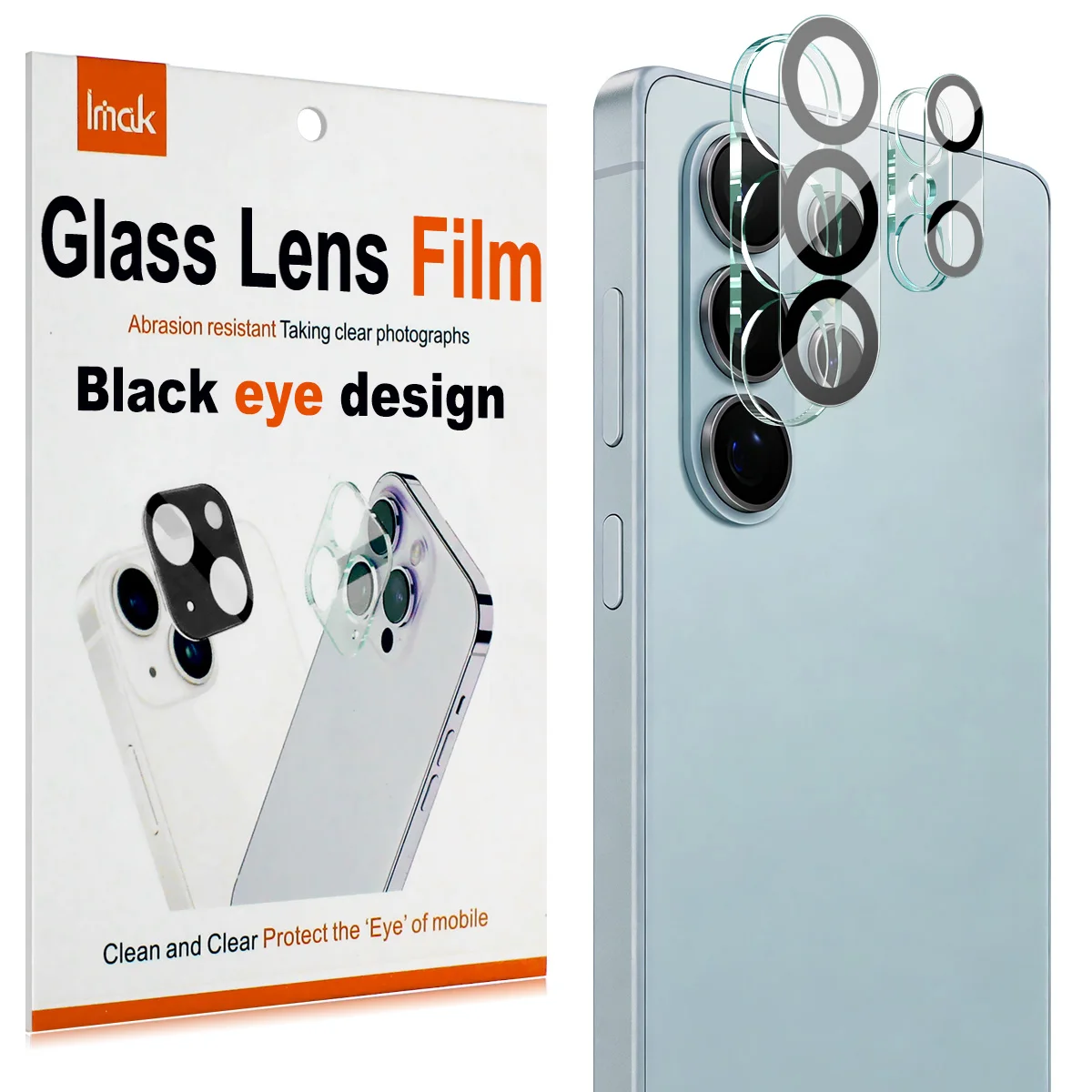 

Стекло объектива IMAK для Samsung Galaxy S26 Ultra S26+ Plus 5G Защитная пленка для камеры