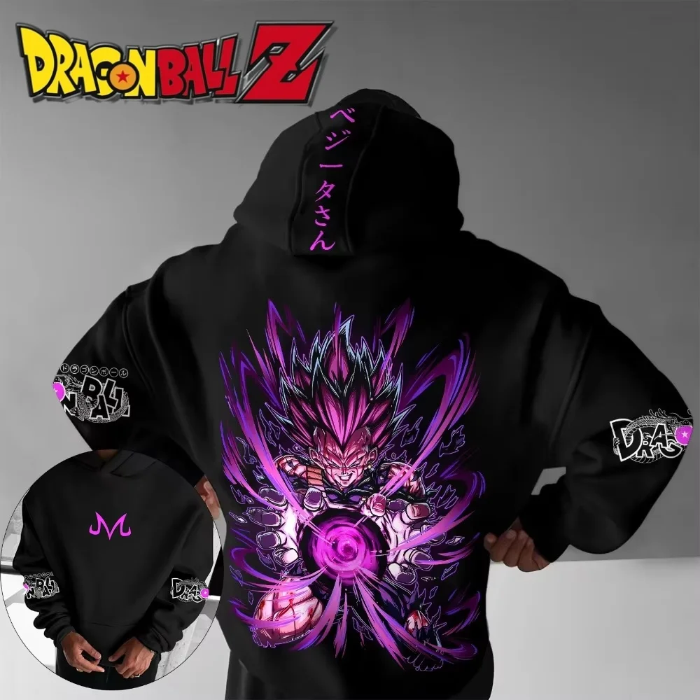 سترة بغطاء للرأس للرجال والنساء من Dragon Ball Super Goku Japan Anime للرجال والنساء بأكمام طويلة ملابس خروج للخريف والشتاء