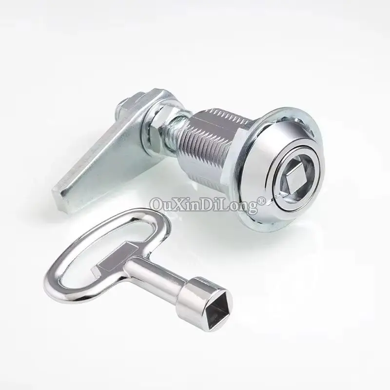10PCS Zinc Alloy Industrial Equipment Cam Lock Distribution Box Lock Switch Electric Cabinet Door Lock Chassis Lock (Keys Alike)
