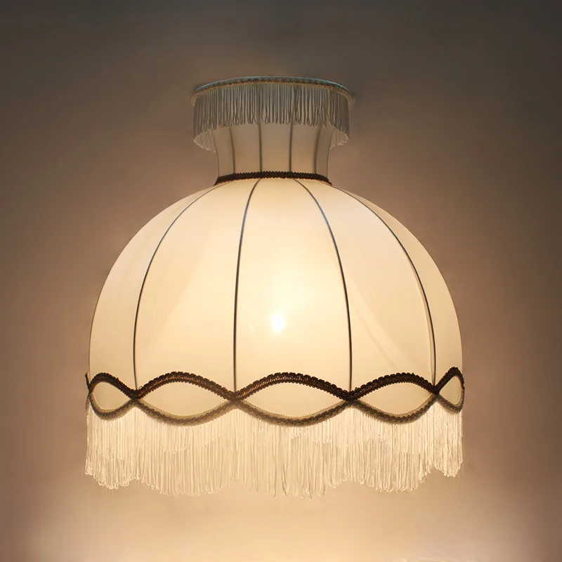 

high-grade elastic cloth cloth table lamp shade floor lamps, beige fringed lace fabric lampshade