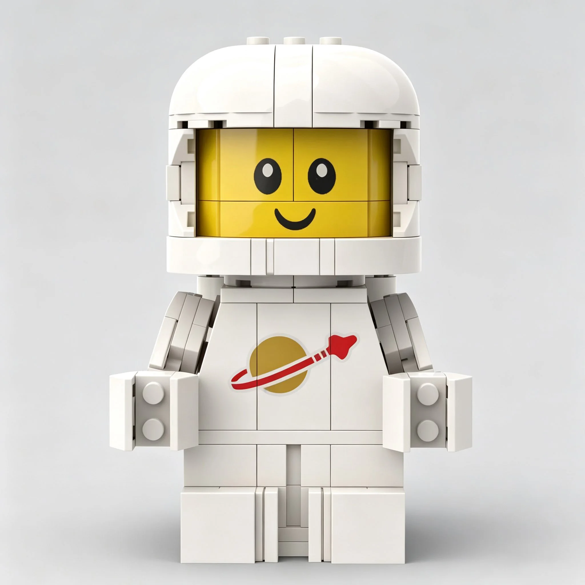 Classic Space Astronaut Character Building Blocks Mini Spaceman Model Creative Desktop Ornament DIY Bricks Toy For Collection
