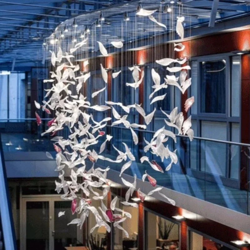Creative chandelier Postmodern simplicity Personality Hotel Club Villa Gallery Museum chandelier