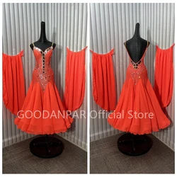 GOODANPAR Customized Standard Dance Dress ballroom dress for Competition swing tango waltz Smooth us 8 dance competition dress