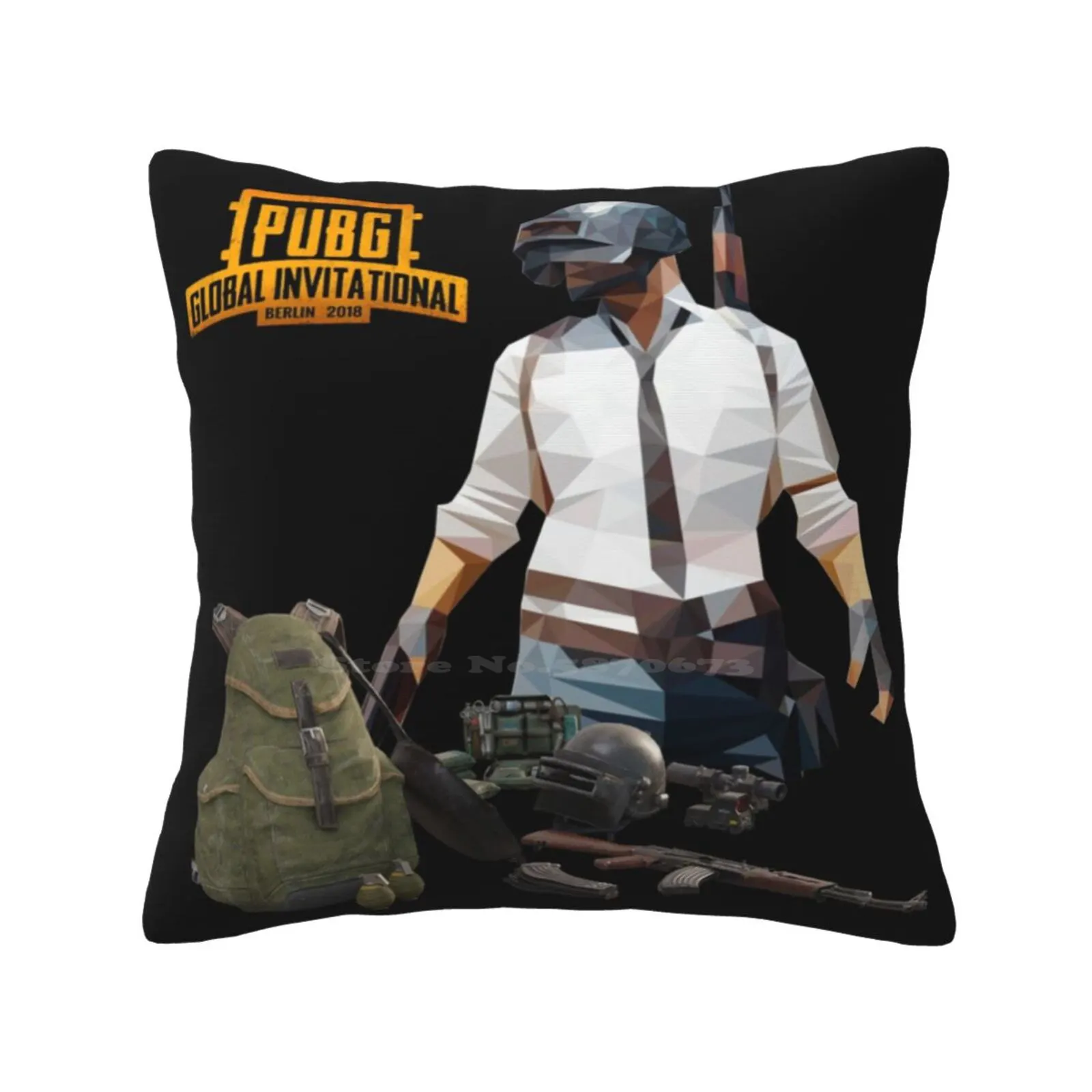 T-Shirt Pubg Mobile 2020 Home Sofa Car Cushion Cover Pillowcase Games Pubg Mobile 2020