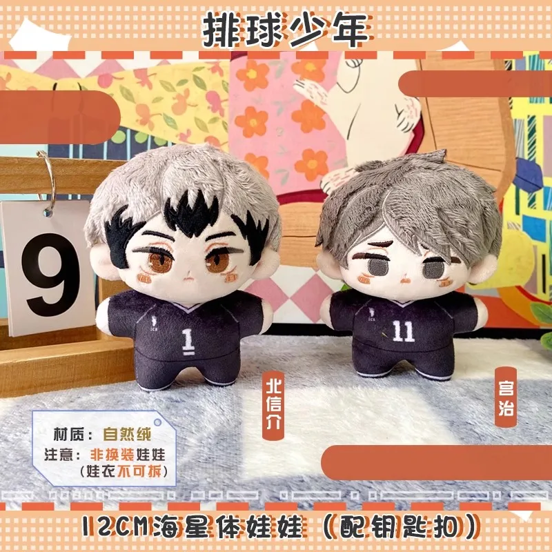 

Miya Osamu плюшевые куклы кулон мультфильм 12 см мини мягкий плюш Haikyuu Kita Shinsuke брелок для ключей сумка кулон плюшевые игрушки праздничный подарок