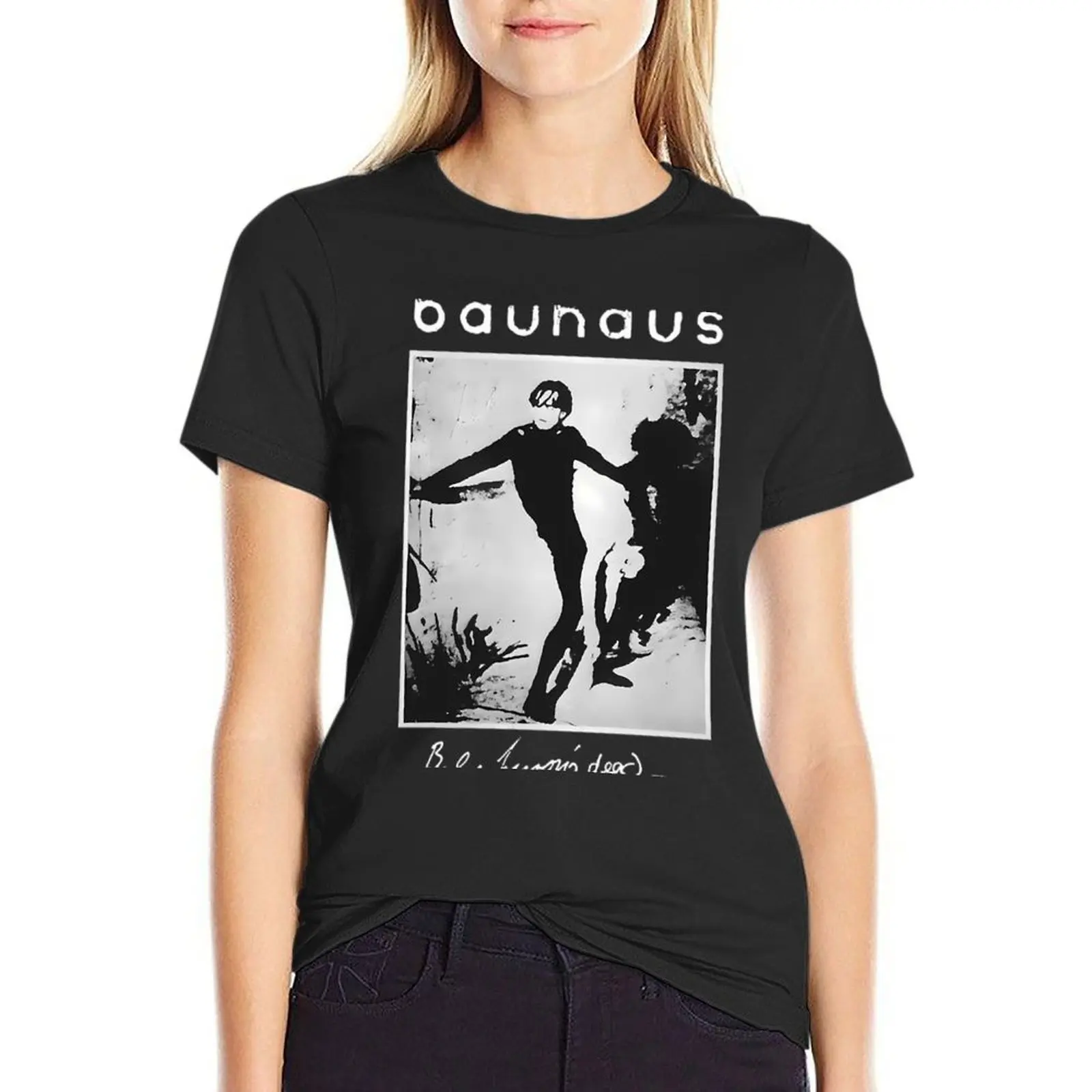 

Bauhaus Bat T-Shirt cute tops vintage clothes lady clothes animal prinfor luxury designer clothing Women