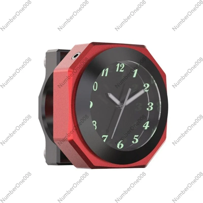 Motorcycle Handlebar Clock Waterproof Quartz Watch, Universal Car Time Meter For Scooter Bicycle Electric Bike, Riding Accessory